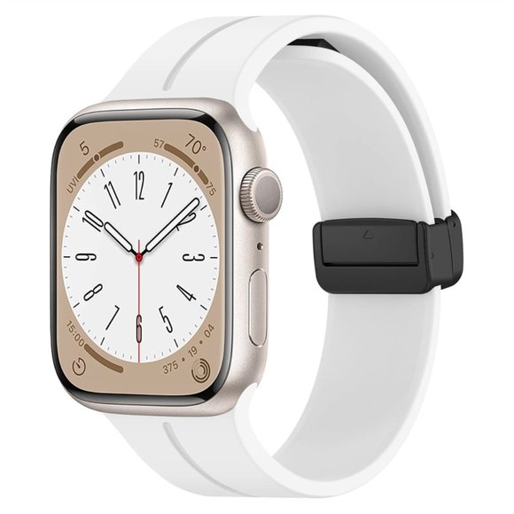 NEW Magnetic Strap Adjustable For Apple watch band - WHITE - Picture 1 of 12